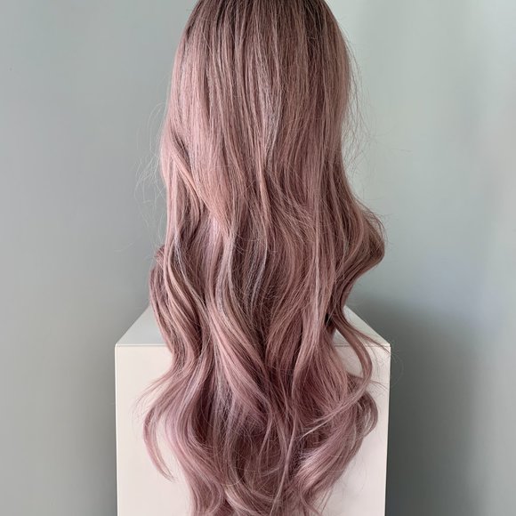 NEW Long Purple Wavy Synthetic Wig - Picture 2 of 4